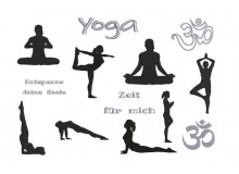 Stickserie - Entspanne deine Seele - Yoga